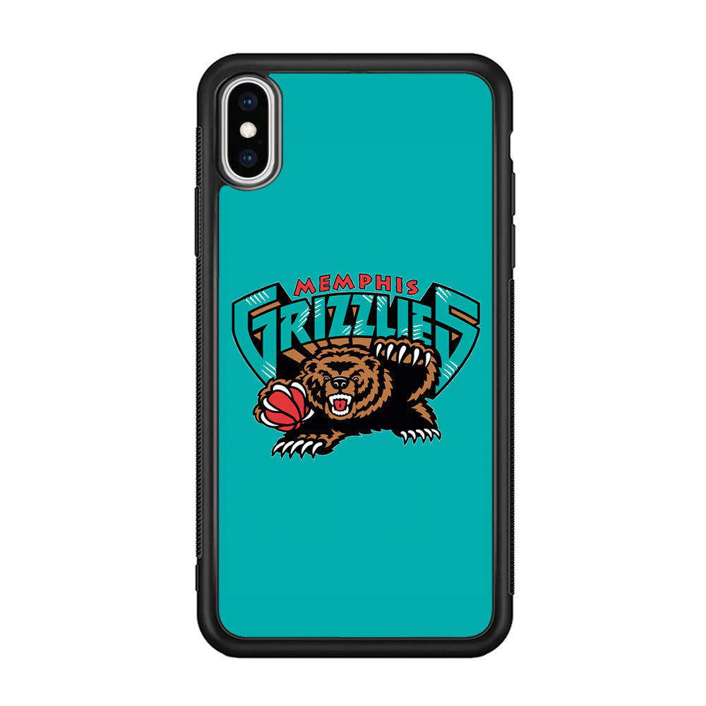 NBA Memphis Grizzlies Bear Logo iPhone Xs Max Case
