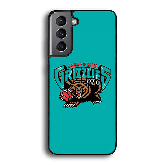 NBA Memphis Grizzlies Bear Logo Samsung Galaxy S21 Plus Case - Ezzystore