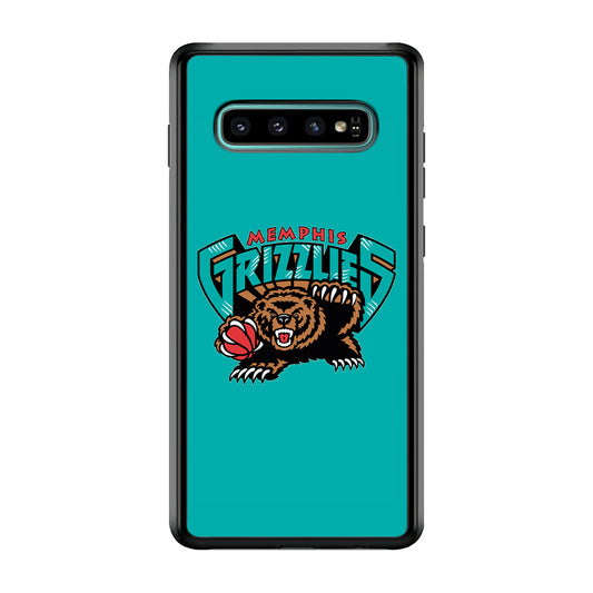NBA Memphis Grizzlies Bear Logo Samsung Galaxy S10 Case