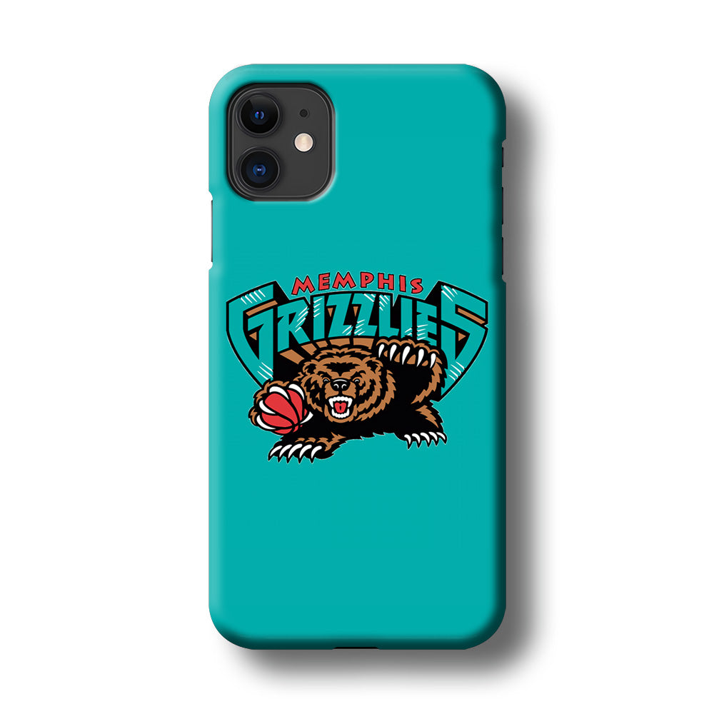 NBA Memphis Grizzlies Bear Logo iPhone 11 Case