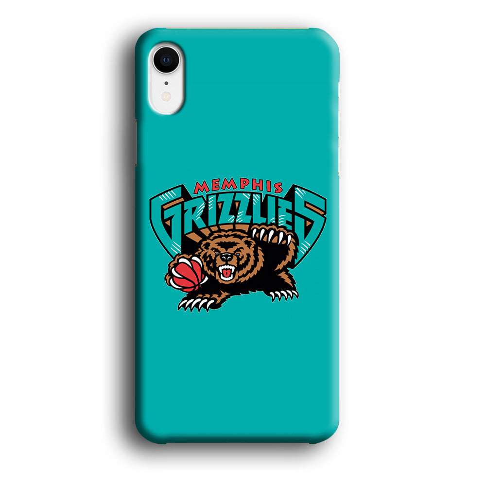 NBA Memphis Grizzlies Bear Logo iPhone XR Case