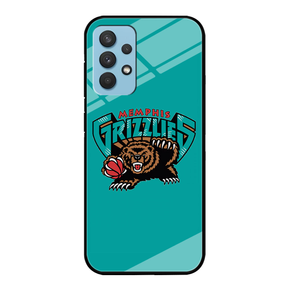 NBA Memphis Grizzlies Bear Logo Samsung Galaxy A32 Case