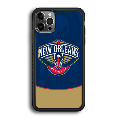 NBA Orleans Pelicans Blue iPhone 12 Pro Max Case