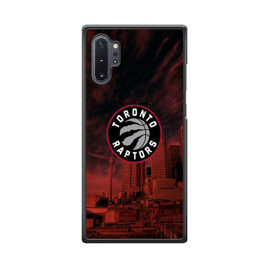 NBA Toronto Raptors Logo Sunset In The City  Samsung Galaxy Note 10 Plus Case