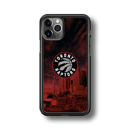 NBA Toronto Raptors Logo Sunset In The City iPhone 11 Pro Max Case
