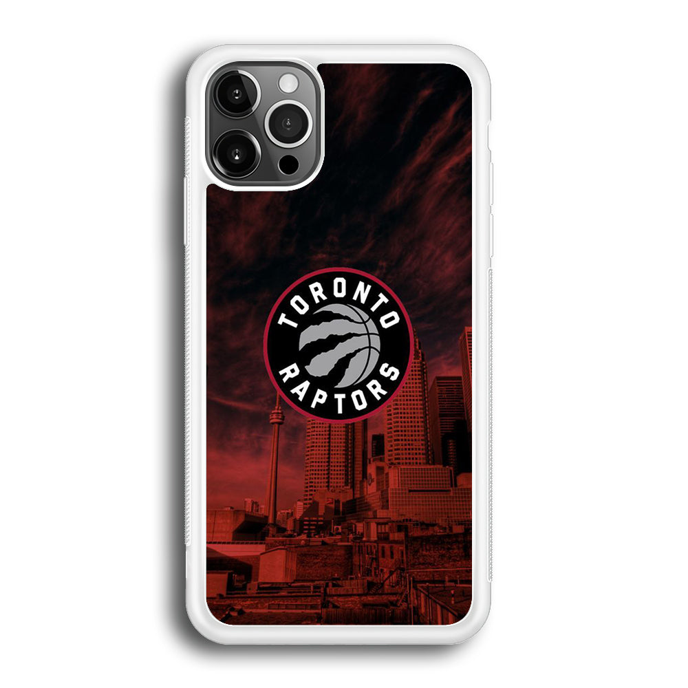 NBA Toronto Raptors Logo Sunset In The City iPhone 12 Pro Max Case