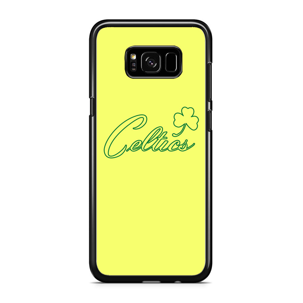 NBA Celtics Yellow Logo Samsung Galaxy S8 Plus Case