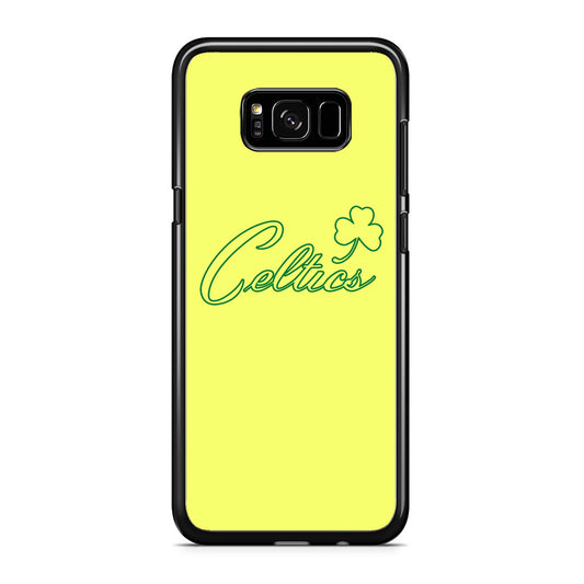 NBA Celtics Yellow Logo Samsung Galaxy S8 Plus Case