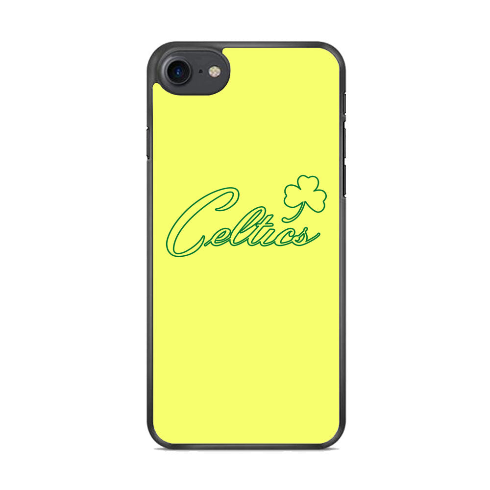 NBA Celtics Yellow Logo iPhone 8 Case
