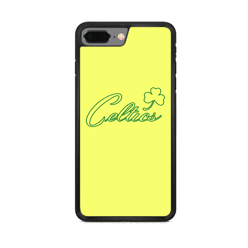 NBA Celtics Yellow Logo iPhone 8 Plus Case