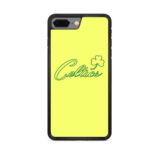 NBA Celtics Yellow Logo iPhone 8 Plus Case