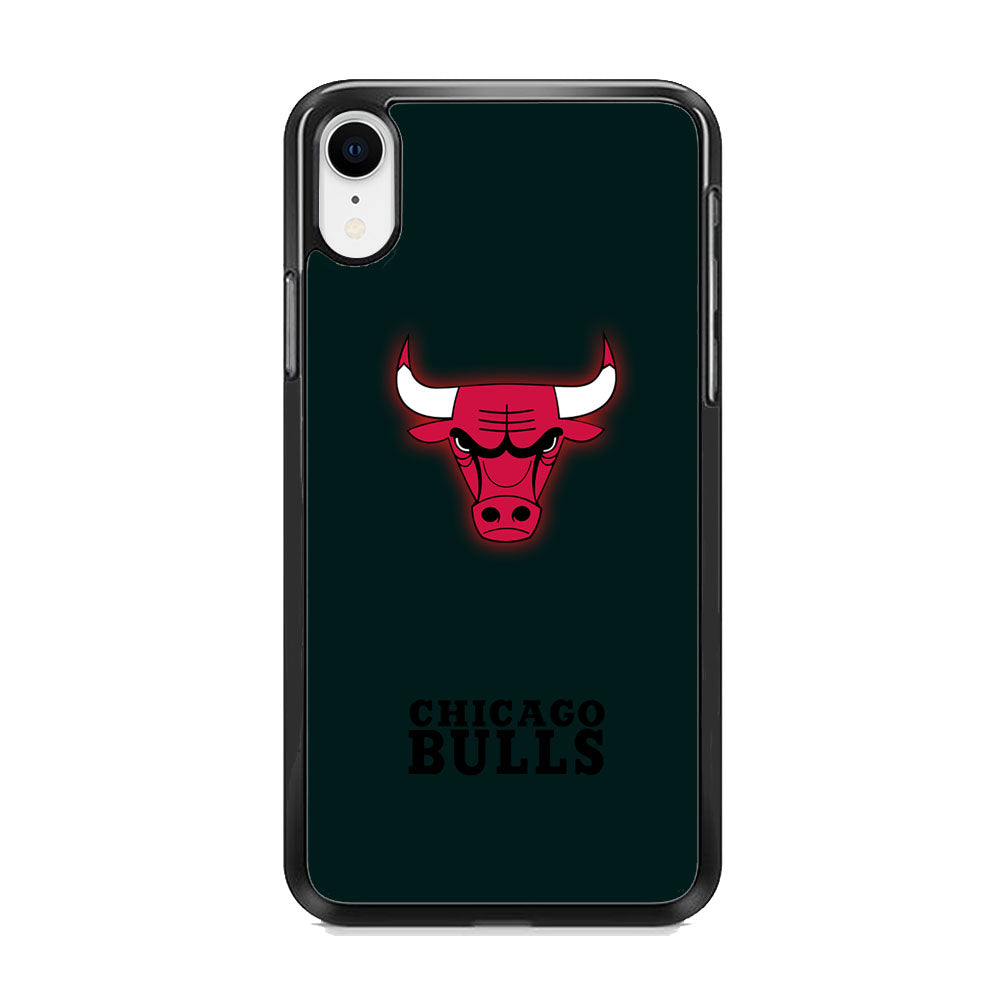 NBA Chicago Bulls Midnight Blue Logo iPhone XR Case
