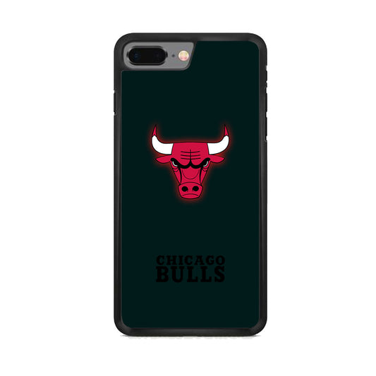 NBA Chicago Bulls Midnight Blue Logo iPhone 8 Plus Case