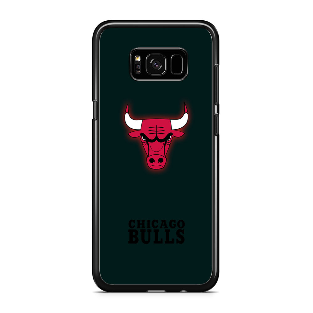 NBA Chicago Bulls Midnight Blue Logo Samsung Galaxy S8 Plus Case