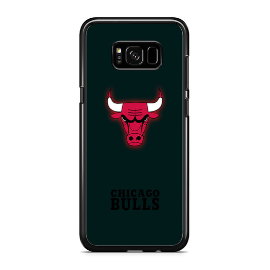 NBA Chicago Bulls Midnight Blue Logo Samsung Galaxy S8 Plus Case