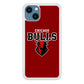 NBA Chicago Bulls Red Logo iPhone 13 Case