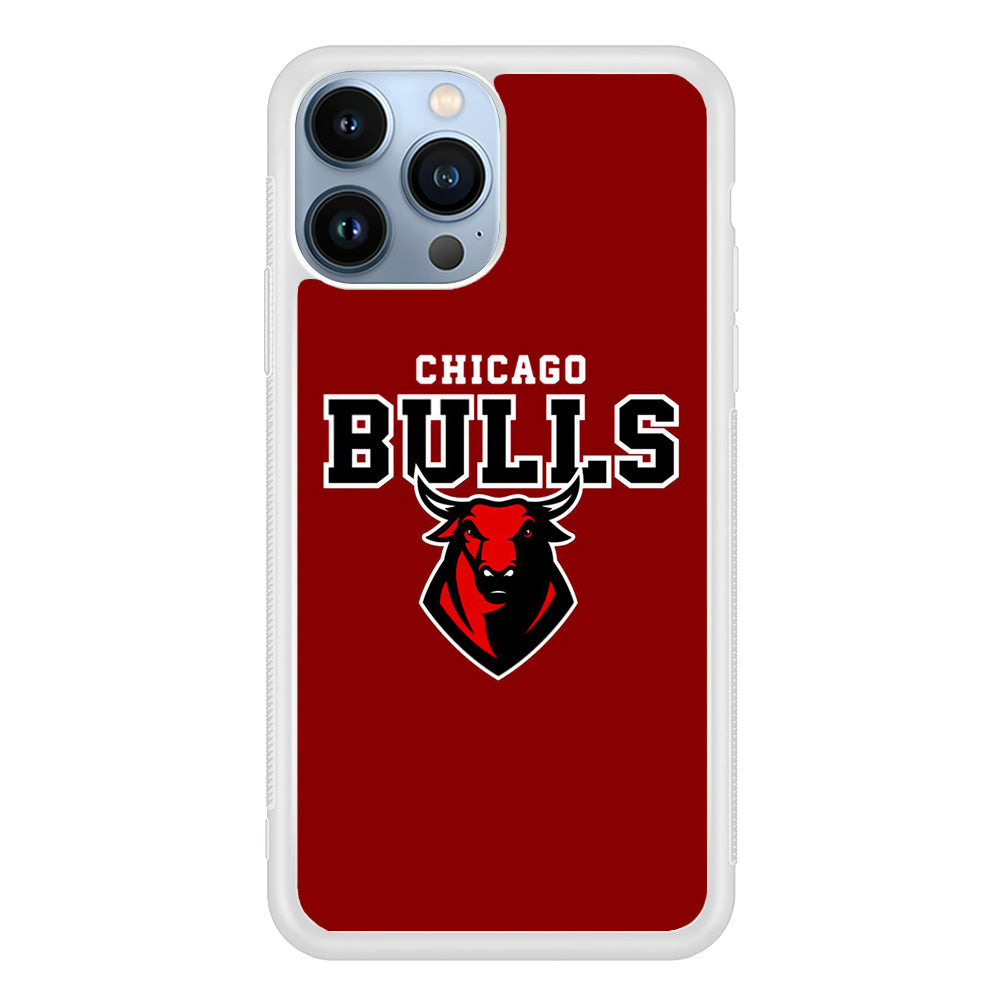 NBA Chicago Bulls Red Logo iPhone 13 Pro Max Case