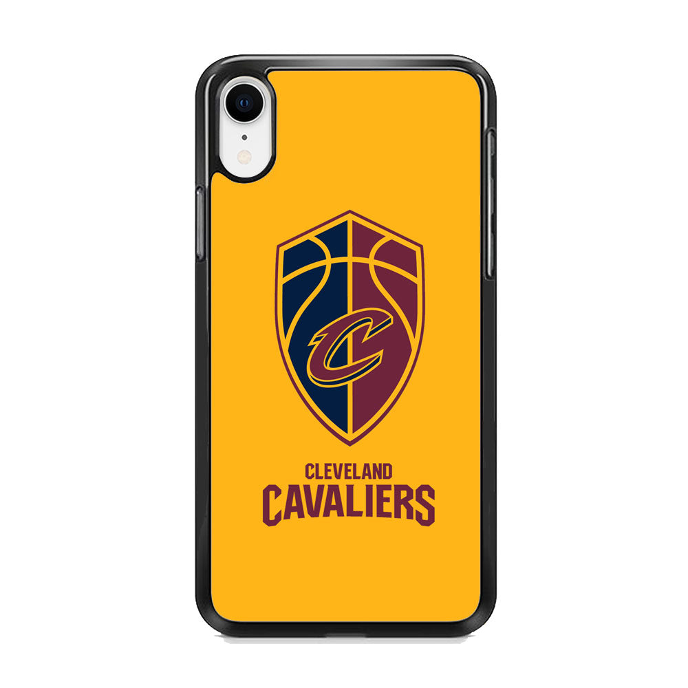 NBA Cleveland Cavaliers Yellow Shield Logo iPhone XR Case