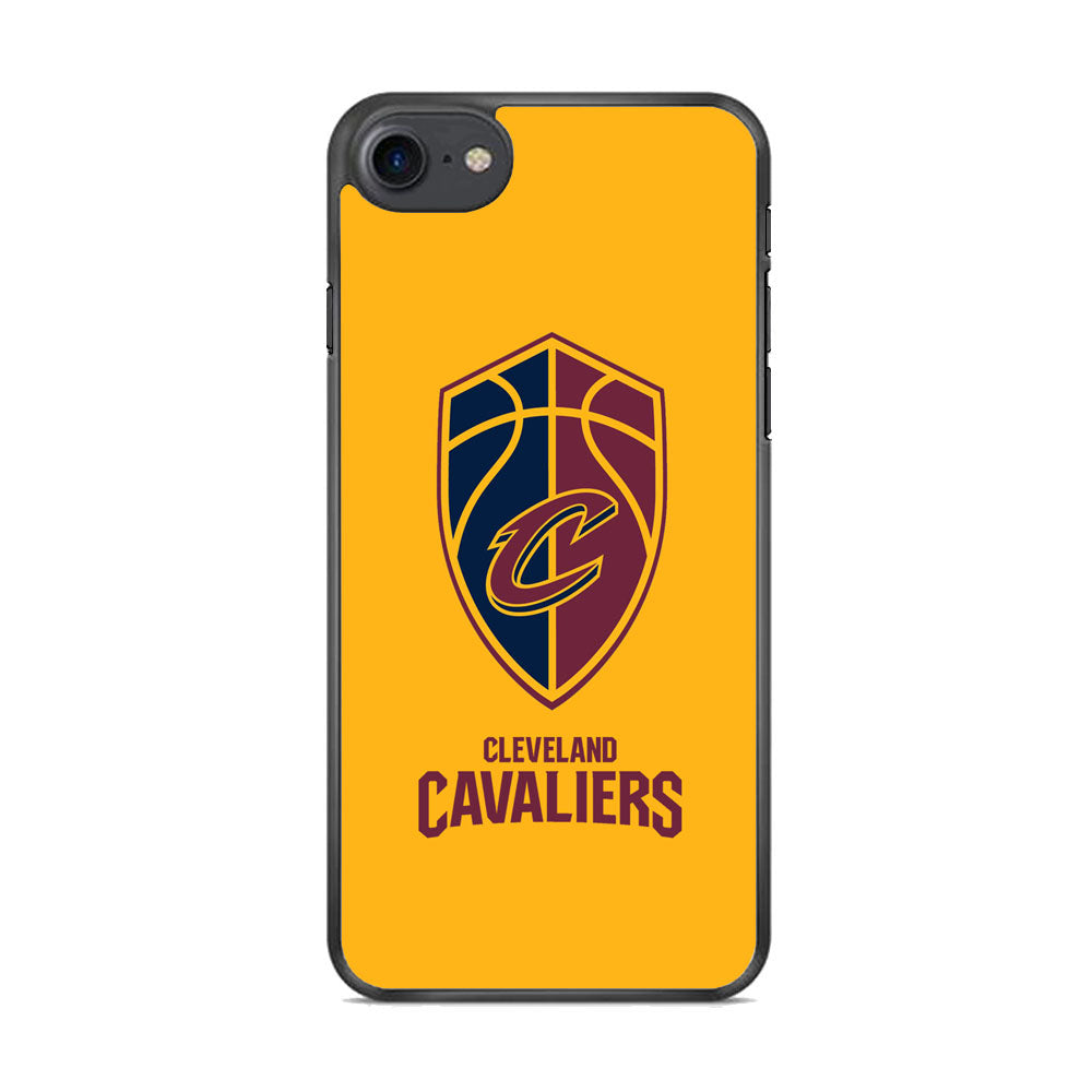 NBA Cleveland Cavaliers Yellow Shield Logo iPhone 8 Case
