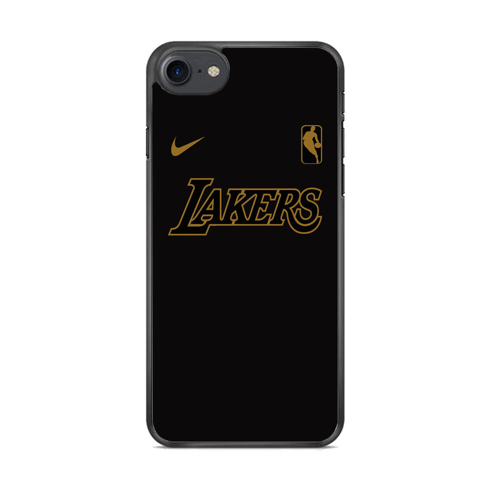 NBA Los Angeles Lakers Space Grey Nike Gold Logo iPhone 8 Case