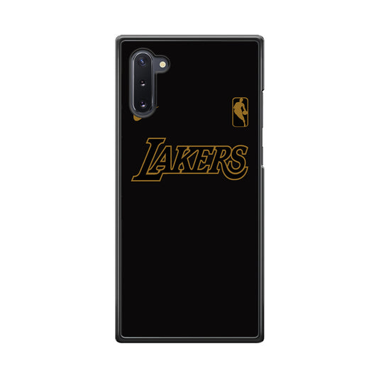 NBA Los Angeles Lakers Space Grey Nike Gold Logo Samsung Galaxy Note 10 Case