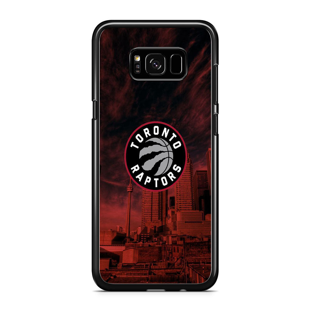 NBA Toronto Raptors Logo Sunset In The City Samsung Galaxy S8 Plus Case