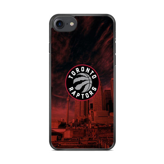 NBA Toronto Raptors Logo Sunset In The City iPhone 8 Case