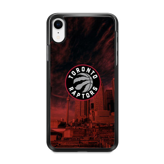 NBA Toronto Raptors Logo Sunset In The City iPhone XR Case
