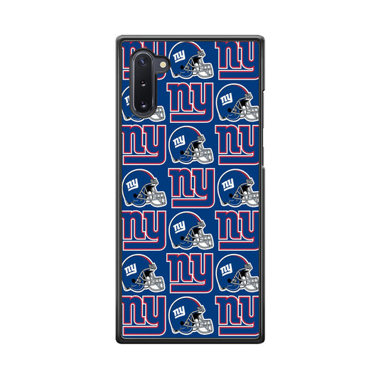 NFL New York Giant Helmet Logo Samsung Galaxy Note 10 Case