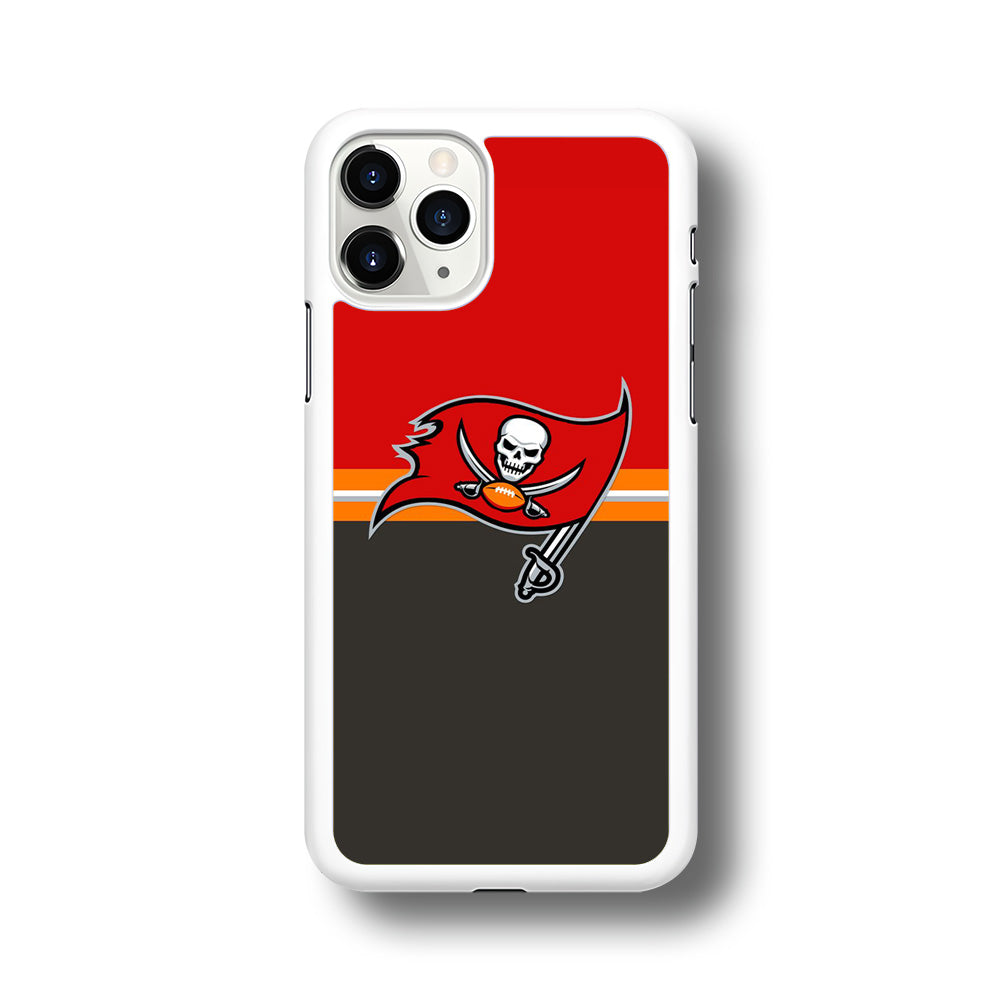 NFl Tampa Bay Buccaneers Red Grey iPhone 11 Pro Case