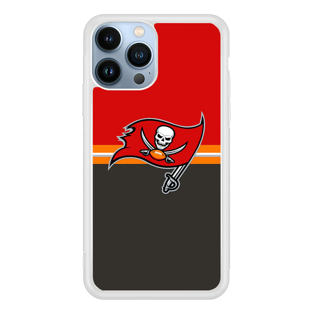 NFl Tampa Bay Buccaneers Red Grey iPhone 13 Pro Case