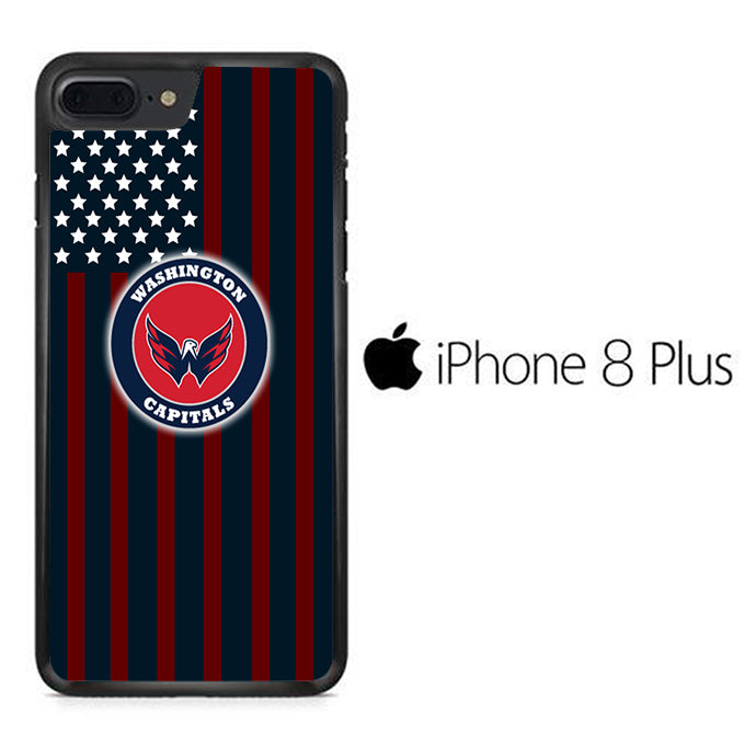 NHL Washington Capitals Flags iPhone 8 Plus Case