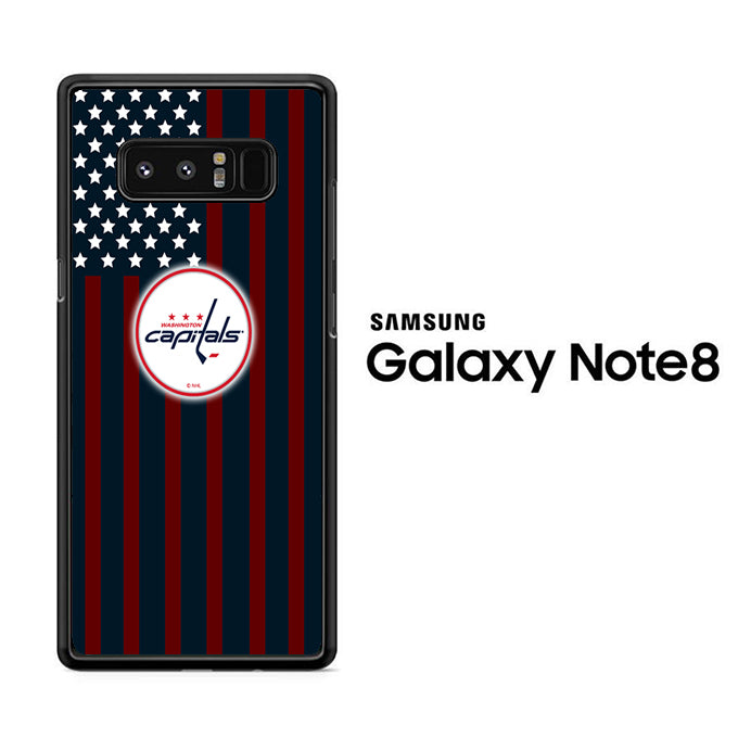 NHL Washington Capitals White Flags Samsung Galaxy Note 8 Case