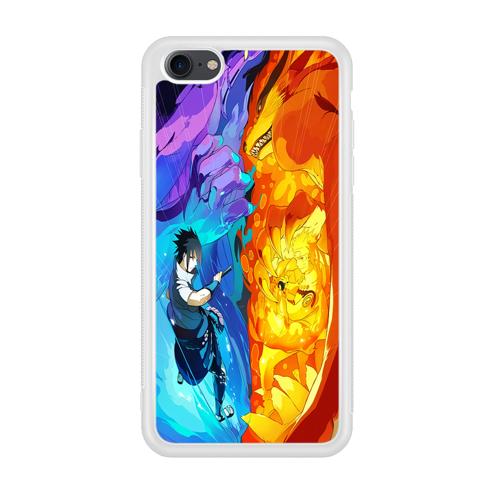 Naruto VS Sasuke Great fight iPhone 7 Case