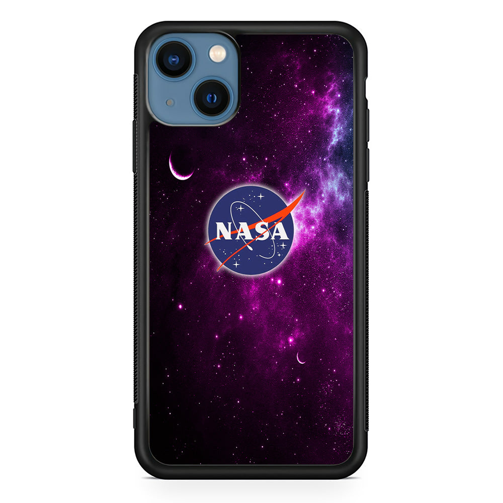 Nasa Purple Space Logo iPhone 13 Case