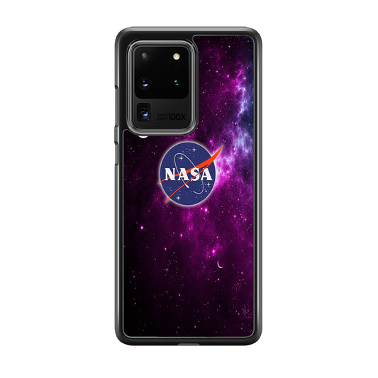 Nasa Purple Space Logo Samsung Galaxy S20 Ultra Case