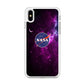 Nasa Purple Space Logo iPhone Xs Max Case