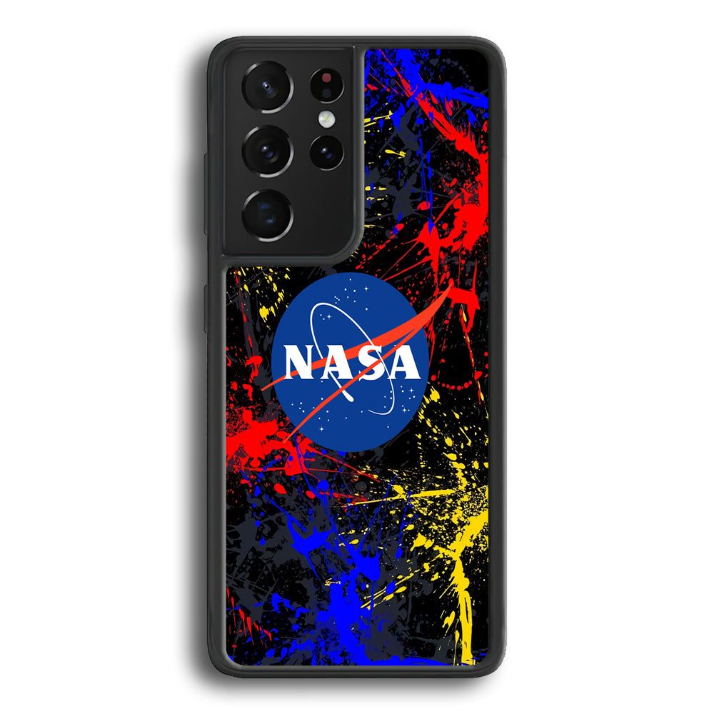 Nasa Splash Paint Abstract Samsung Galaxy S21 Ultra Case - Ezzystore