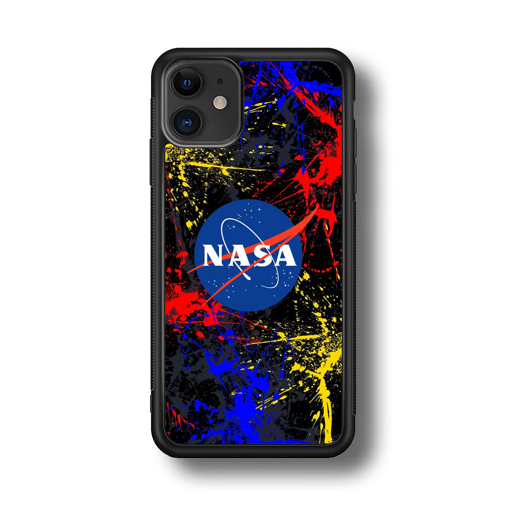 Nasa Splash Paint Abstract iPhone 11 Case