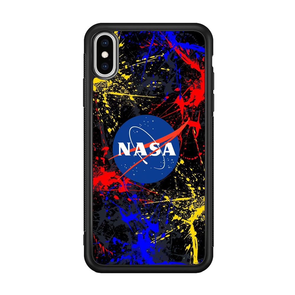 Nasa Splash Paint Abstract iPhone Xs Max Case