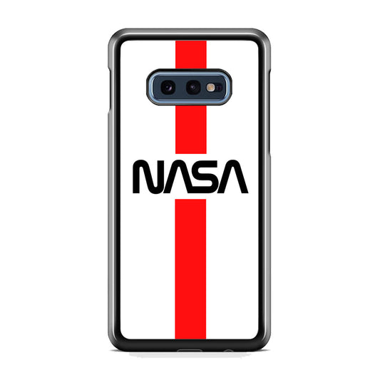 Nasa White Stripe Red Samsung Galaxy 10e Case