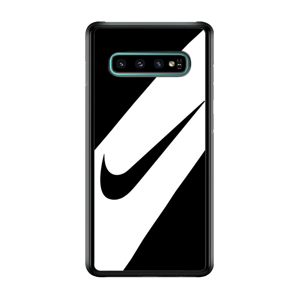 Nike Black Italic Logo Samsung Galaxy S10 Case