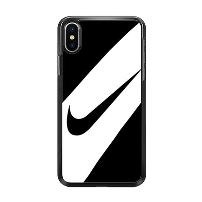 Nike Black Italic Logo iPhone Xs Max Case