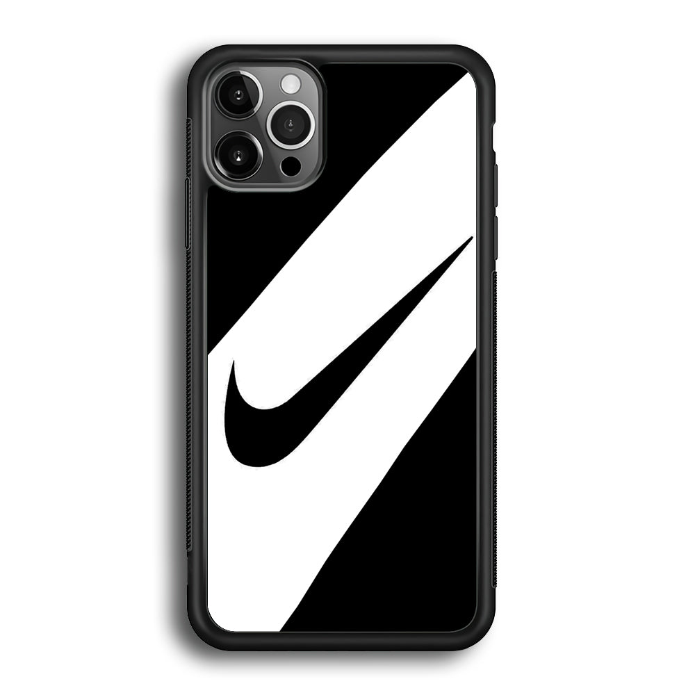 Nike Black Italic Logo iPhone 12 Pro Max Case