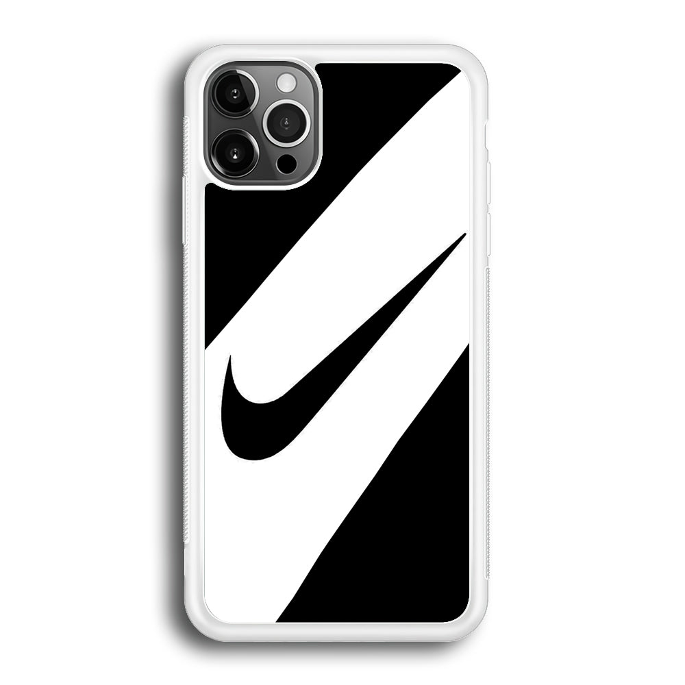 Nike Black Italic Logo iPhone 12 Pro Max Case