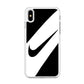 Nike Black Italic Logo iPhone Xs Max Case