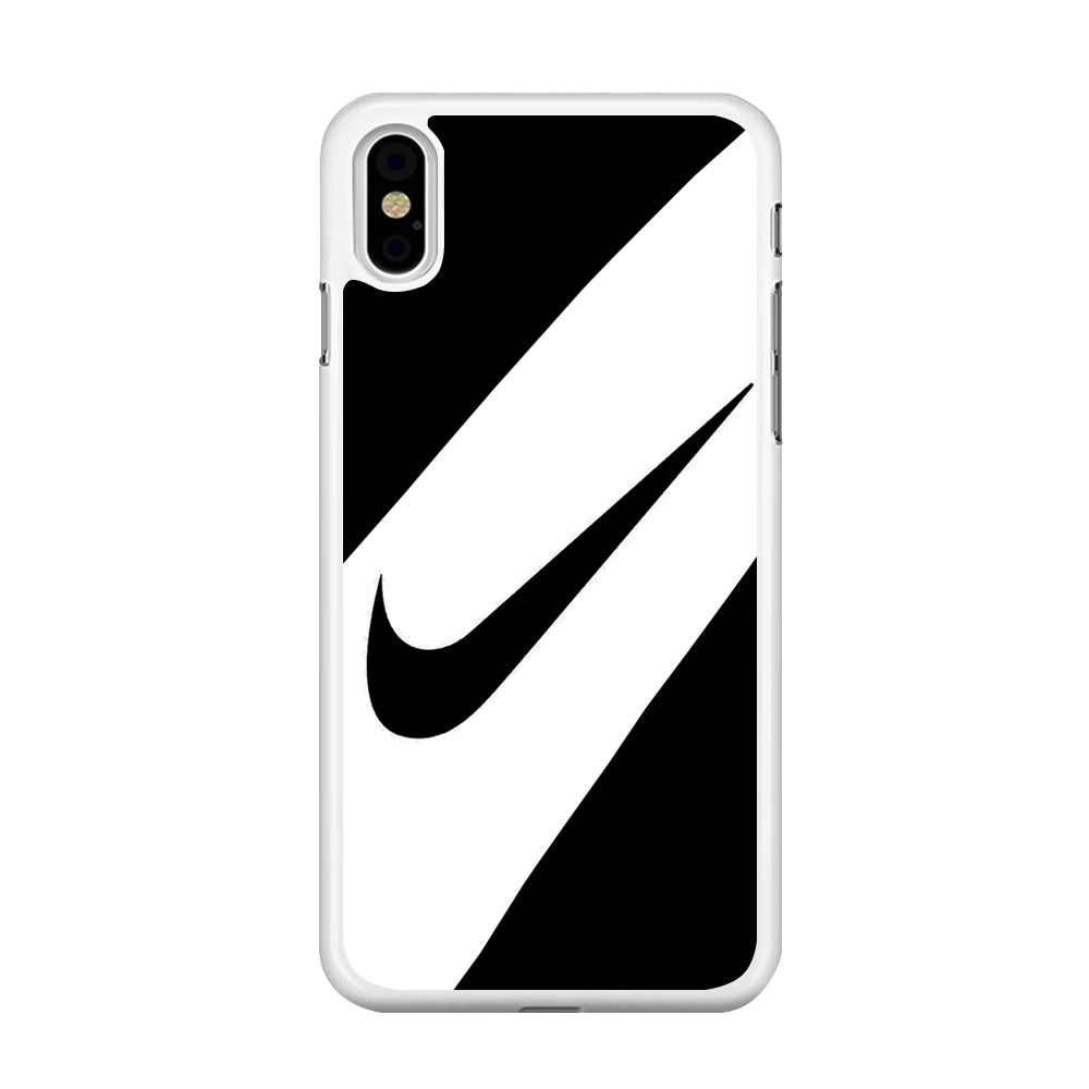 Nike Black Italic Logo iPhone Xs Max Case