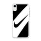 Nike Black Italic Logo iPhone XR Case