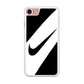 Nike Black Italic Logo iPhone 8 Case