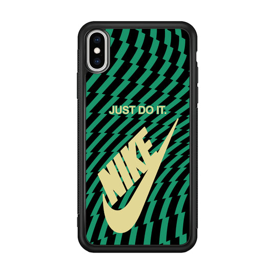 Nike Blaster Colour Green And Black iPhone Xs Max Case